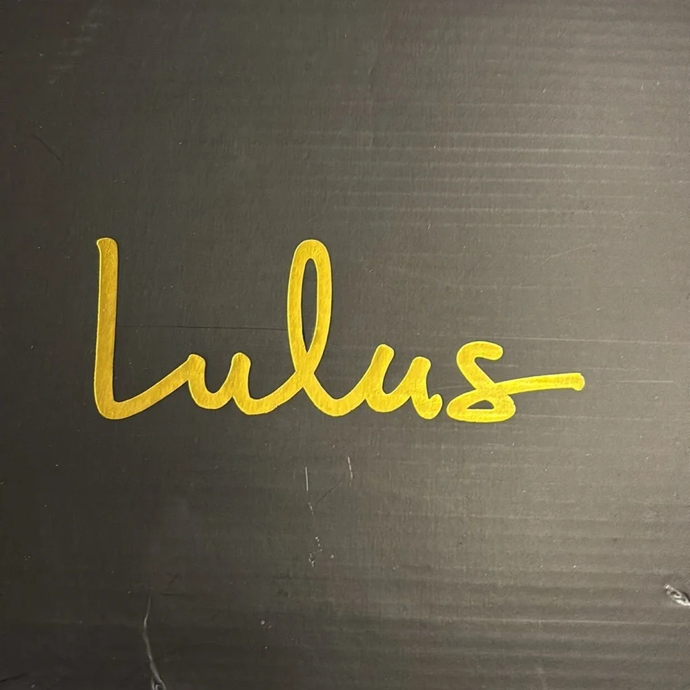 Lulu’s Black “Grecia” Platform Sandals